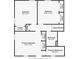 Upstairs floor plan featuring bedrooms, bathrooms, and closet dimensions at 1924 Windburn Ct, Snellville, GA 30078