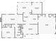 Detailed floor plan showcasing the layout with kitchen, Gathering room, and garage dimensions at 1924 Windburn Ct, Snellville, GA 30078
