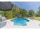 Beautiful swimming pool with lounge seating and well-maintained landscaping at 1924 Windburn Ct, Snellville, GA 30078