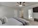 Bright bedroom with an ensuite bathroom and walk in closet at 110 Legion Dr, Buford, GA 30518