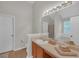 Bathroom featuring vanity, sink, and mirror at 2640 Thunder Basin Way, Douglasville, GA 30135