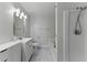 Beautiful bathroom with a sleek vanity, tub, and modern fixtures at 2154 Windstream Sw Way, Marietta, GA 30060