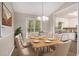 The dining area is next to the kitchen and perfect for meals at 464 Meadowbrook Dr, Mcdonough, GA 30253
