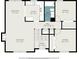 Layout of home displaying locations of the kitchen, living room, bedrooms, and bathrooms at 464 Meadowbrook Dr, Mcdonough, GA 30253