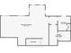 Basement level floorplan shows finished and unfinished storage, bathroom, and stairs leading up at 51 Sagemont Ct, Acworth, GA 30101