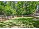 Expansive, level backyard with a wooden fence, offering privacy and ample space for outdoor activities at 1362 Briarcliff Ne Rd, Atlanta, GA 30306