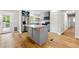 Well-lit modern kitchen featuring stainless appliances, and a stylish island at 2663 Lowell Dr, Morrow, GA 30260