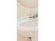 Close-up view of a clean, white bathroom sink and faucet at 3060 Elmwood Ct, College Park, GA 30349