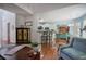 Open-concept living space flows seamlessly into the kitchen and dining area at 192 Adelaide Xing, Acworth, GA 30101
