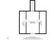 Floor plan showing the bedroom and attic measurements at 220 Rocky Point Rd, Covington, GA 30014