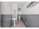 Powder room with decorative accents at 345 Etheridge Rd, Auburn, GA 30011