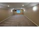 This finished attic features neutral walls and carpet and provides additional space at 7260 Dunhill Ter, Atlanta, GA 30328