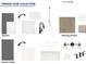 Interior selections featuring kitchen and bathroom elements, flooring, and paint for new home at 2340 Ellis Mountain Dr, Marietta, GA 30064