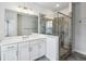 Bathroom features a spacious walk-in shower and double vanity at 687 Avondale Creek Dr, Decatur, GA 30032