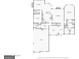 Detailed floor plan illustrating layout and dimensions of the home's main level at 283 Rosebay Ln, Sharpsburg, GA 30277