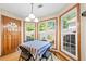 Inviting breakfast nook featuring bright windows and a table set for four at 877 Ashwood Walk, Decatur, GA 30030