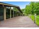 Expansive back deck with floor-to-ceiling windows, perfect for outdoor entertaining and relaxation at 3865 Adams Rd, Cumming, GA 30041