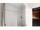 Walk in closet with hanging rack and unfinished basement view at 645 Woodwind Dr, Rockmart, GA 30153