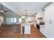 Bright, open-concept kitchen with stainless steel appliances and a large center island at 82 Lexie Court, Rockmart, GA 30153
