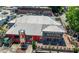 Aerial view of Reformation Brewery, highlighting its outdoor seating and industrial design at 118 Brighton Blvd, Woodstock, GA 30188