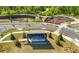 Community area featuring a park shelter, dog park, and walking trail at 118 Brighton Blvd, Woodstock, GA 30188