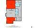 Ground floor plan highlighting bedrooms, bathrooms, living spaces, utility, and storage at 4728 Corn Creek Drive, Fairburn, GA 30213