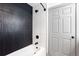 Modern bathroom featuring black and white tiles, a bathtub and black fixtures for a contemporary look at 1074 Peachtree Ne Walk # 115, Atlanta, GA 30309