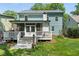 Backyard exterior with a screened-in porch, deck, and a well-maintained lawn at 2759 Arbor Se Ave, Atlanta, GA 30317