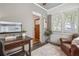 Comfortable office with painted brick walls and a workspace with a desk and chair at 2759 Arbor Se Ave, Atlanta, GA 30317