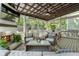 Inviting screened porch with wood burning fireplace and outdoor seating area at 2759 Arbor Se Ave, Atlanta, GA 30317