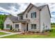 Elegant brick and siding home with manicured landscaping and a covered front entrance at 700 Relic Rdg, Hampton, GA 30228