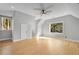 Spacious bedroom with beautiful hardwood floors, neutral paint and lots of light at 270 Boulder Dr, Roswell, GA 30075