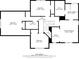 Second floor layout showcasing bedrooms, bathrooms and closet spaces with measurements at 2009 Westside Ln, Woodstock, GA 30189
