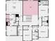 Detailed floor plan showcasing the layout of the second floor featuring bedrooms, bathrooms, and a loft at 6180 Misty Hill Ln, Buford, GA 30518
