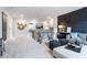 Modern loft with foosball table, comfortable seating, and stylish decor for entertainment at 6180 Misty Hill Ln, Buford, GA 30518