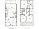 Floorplan showcasing the first and second levels of the home at 171 Basil St, Cumming, GA 30040