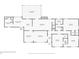 Layout of the house featuring kitchen, Gathering room, bedrooms, bathrooms, and screened patio at 2027 Kensington High Sw St, Lilburn, GA 30047