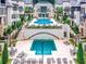 Community offers an amazing two-tiered pool and sundeck perfect for relaxation at 6603 Sterling Dr, Atlanta, GA 30328