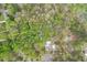 Aerial view of a property in a densely wooded area featuring a private home with a pool amid the trees at 1484 W Prospect Dr, Lawrenceville, GA 30043