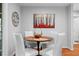 Cozy dining area featuring a round table and modern chairs at 480 Springs End Ne Ln, Marietta, GA 30068