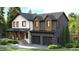 Charming two-story home with a two-car garage, brick accents, and inviting front porch at 132 Lakeshore Ne Dr, Marietta, GA 30067