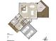 Floorplan of Level 1 highlighting the layout and dimensions of the home's living spaces at 132 Lakeshore Ne Dr, Marietta, GA 30067