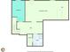 Basement layout featuring a recreation room with a bar and a bedroom at 213 Roseman Way, Woodstock, GA 30188