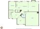 Layout displaying the kitchen, dining room, living room, office, foyer, and garage at 213 Roseman Way, Woodstock, GA 30188
