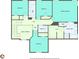 Second floor layout featuring four bedrooms, three bathrooms, a laundry room, and W.I.C at 213 Roseman Way, Woodstock, GA 30188