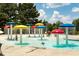 Community splash pad featuring colorful mushroom fountains, ideal for Gathering fun at 1517 Granby Ln, Locust Grove, GA 30248
