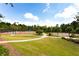 Pathways lead to well-kept tennis courts surrounded by lush lawns, offering scenic views at 1517 Granby Ln, Locust Grove, GA 30248