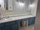 Spacious bathroom with double sinks, updated vanities, and modern lighting at 9 Buckhorn Dr, Temple, GA 30179