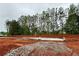 New home foundation with plumbing in place on a wooded lot is ready for construction at 486 Charleston Pl, Villa Rica, GA 30180