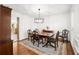 Dining room with a chandelier and windows for natural light at 2441 Mitchell Ne Rd, Marietta, GA 30062